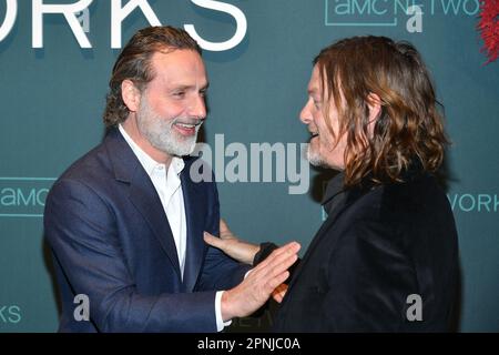 Andrew Lincoln, Norman Reedus Banque D'Images