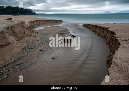 Langs Beach, Bream Bay, Northland, Nouvelle-Zélande Banque D'Images