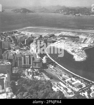 BRÉSIL. Rio de Janeiro. L'aérodrome Santos- Dumont Airport 1951 Old Print Banque D'Images