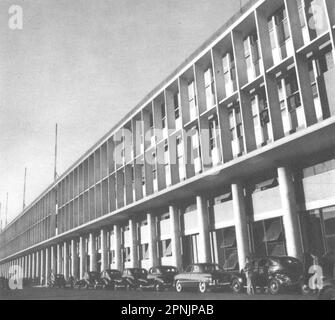 BRÉSIL. Rio de Janeiro. Le nouvel aéroport de Santos- aéroport de Dumont 1951 Banque D'Images