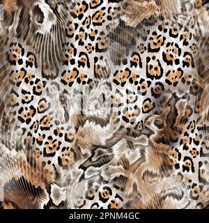 Peau de serpent sans couture, serpent, texture python, peau d'animal. Banque D'Images