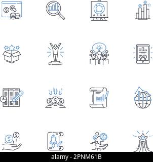 Collection d'icônes de ligne d'opportunisme. Rapidité, efficacité, rapidité, rapidité, rapidité, rapidité, rapidité, Urgence, vecteur de conerence et illustration linéaire. L'alacité Illustration de Vecteur