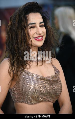 Tahlia Rowena arrive au screening spécial de la société polie, Curzon Mayfair, Londres, Royaume-Uni. Photo prise le 19th avril 2023. Crédit : voir Li/Picture Capital/Alamy Live News Banque D'Images