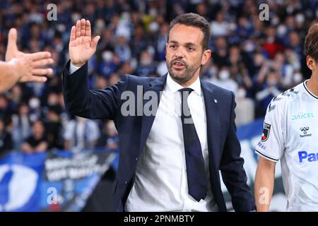 Tokyo, Japon. 19th avril 2023. Daniel Poyatos (Gamba) football : 2023 J. League YBC Levain Cup Group Stage entre le FC Tokyo - Gamba Osaka au stade Ajinomoto à Tokyo, Japon . Credit: YUTAKA/AFLO SPORT/Alay Live News Banque D'Images