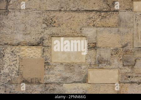 Fragment du mur d'un ancien bâtiment. Arrière-plan du texte Banque D'Images