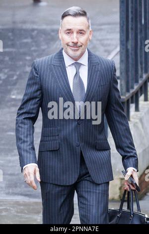 David meubler arrive aux cours royales de justice ce matin. Photo prise le 29th mars 2023. © Belinda Jiao jiao.bilin@gmail.com 07598931257 h. Banque D'Images