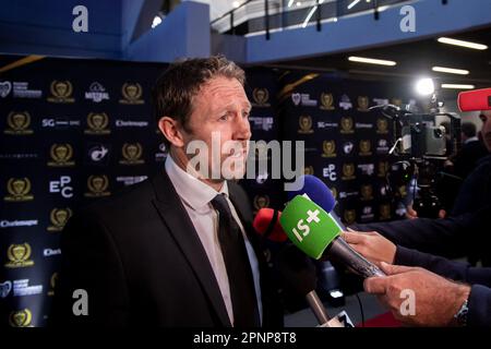 Toulon, France. 18th avril 2023. Jonny Wilkinson est élu au Temple de la renommée du Rugby Club Toulonnais (RCT) à Toulon, en France, sur 18 avril 2023. Photo de Laurent COUST/ABACAPRESS.COM crédit: Abaca Press/Alay Live News Banque D'Images