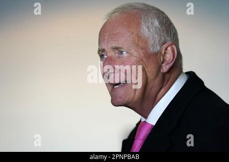 Président de Matchroom Sport Barry Hearn OBE pendant la sixième journée du Championnat du monde de Snooker de Cazoo au Crucible Theatre, Sheffield. Date de la photo: Jeudi 20 avril 2023. Banque D'Images