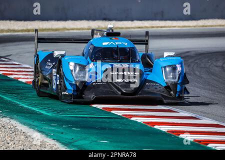 Montmelo, Espagne - 20/04/2023, 25 SIMPSON Kyffin (etats-unis), ALLEN James (aus), LYNN Alexander (gar), Algarve Pro Racing, Oreca Gibson 07 - Gibson, action pendant les 4 heures de Barcelone 2023, 1st tour des 2023 European le Mans Series sur le circuit de Barcelone-Catalunya de 21 avril à 23, 2023 à Montmelo, Espagne - photo: Paulo Maria/DPPI/LiveMedia Banque D'Images