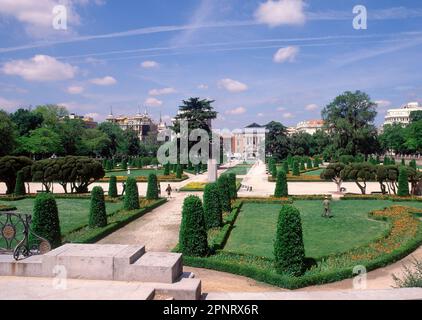 JARDINES. Lieu: RETIRO, EL. MADRID. ESPAGNE. Banque D'Images