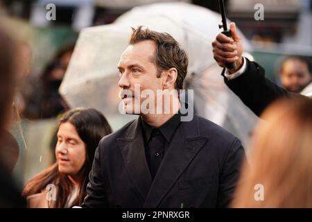 Jude Law participe à la première mondiale de Peter Pan & Wendy, au Curzon Mayfair de Londres. Date de la photo: Jeudi 20 avril 2023. Banque D'Images