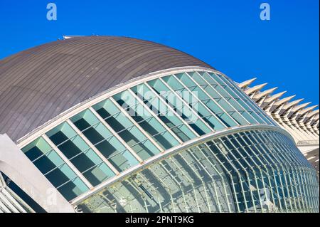 Valence, Espagne - 17 juillet 2022: Ville des Arts et des Sciences. Banque D'Images