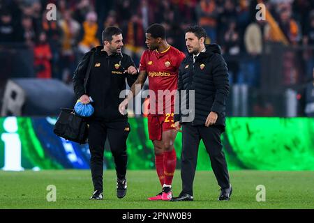 20-04-2023: Sport: Roma / Feyenoord ROMA, ITALIE - AVRIL 20: Georginio Wijnaldum (AS Roma) pendant le quart de finale - deuxième étape - UEFA Europa League Banque D'Images