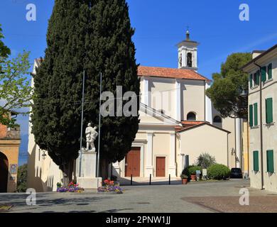 Chiesa di San Biagio, Rivoltella del garda Banque D'Images