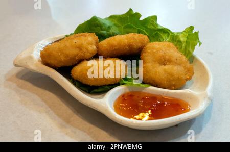 Gâteaux de poisson thaïlandais. Banque D'Images