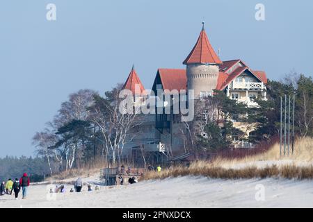 Hôtel Neptune à Leba, Pologne © Wojciech Strozyk / Alamy stock photo Banque D'Images