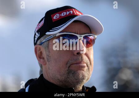 Uwe MÜSSIGGANG (Bundetrain Biathlon Frauen), Porträt, Biathlon Welt Cup à Hochfilzen 5.12.2007 Banque D'Images