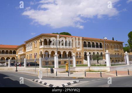 Palais de l’archevêque, Nicosie du Sud, République de Chypre Banque D'Images