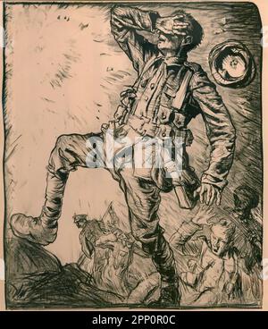 La coquille. Frank Brangwyn, 1916-1917, Banque D'Images