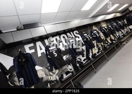 Newcastle, Royaume-Uni. 21st avril 2023. Le dressing de la maison à la préparation du match Gallagher Premiership entre Newcastle Falcons et Northampton Saints à Kingston Park, Newcastle, le vendredi 21st avril 2023. (Photo : Chris Lishman | MI News) Credit : MI News & Sport /Alay Live News Banque D'Images