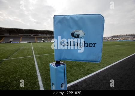 Newcastle, Royaume-Uni. 21st avril 2023. Une scène générale à Kingston Park avant le match Gallagher Premiership entre Newcastle Falcons et Northampton Saints à Kingston Park, Newcastle, le vendredi 21st avril 2023. (Photo : Chris Lishman | MI News) Credit : MI News & Sport /Alay Live News Banque D'Images