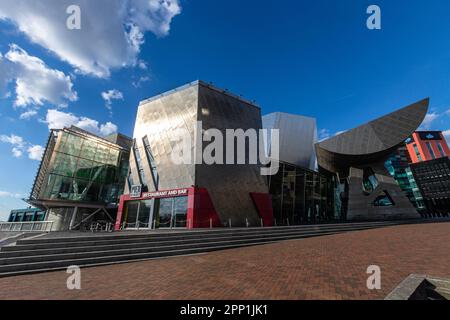 Pier Eight Restaurant, The Lowry un complexe de théâtres et de galeries , MediaCityUK, Salford Quays, Manchester Ship Canal , Angleterre, Royaume-Uni Banque D'Images