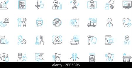 Ensemble d'icônes linéaires de thérapie sur mesure. Personnalisé, personnalisé, personnalisé, personnalisé, unique, Vecteur de ligne et signes de concept précis sur mesure Illustration de Vecteur