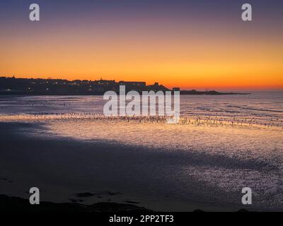 banff beach aberdeenshire ecosse. Banque D'Images