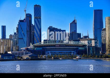 Marvel Stadium, AFL Ground, concert Arena, Docklands, Melbourne, Victoria, Australie Banque D'Images