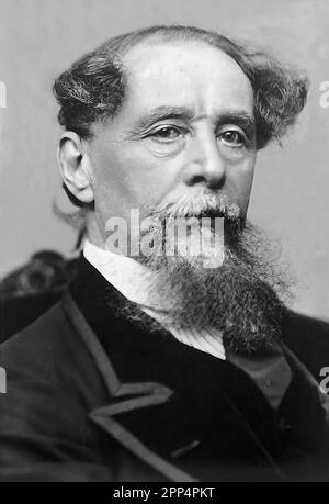 Charles Dickens (1812-1870). Vers 1867 et 1868 Banque D'Images