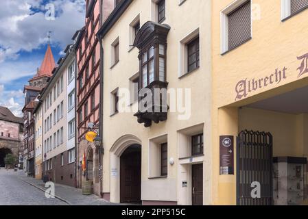 Historique Choerlein, Albrecht-Duerer-Str.22, Nuremberg, Franconie centrale, Bavière, Allemagne Banque D'Images