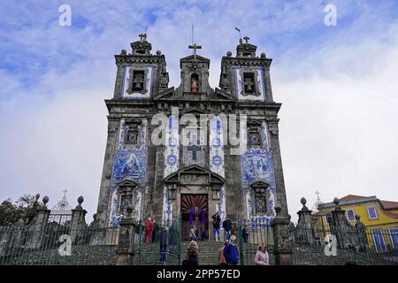 L'église de Santo Ildefonso, PARCA da Batalha, Porto, site du patrimoine mondial de l'UNESCO, Portugal Banque D'Images