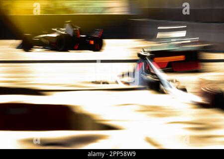 13 DA COSTA Antonio Felix (prt), TAG HAUER Porsche Formula E Team, Porsche 99X Electric, action pendant l'ePrix de Berlin 2023, 6th réunion du Championnat du monde de Formule E de la FIA ABB 2022-23, sur le circuit de rue de l'aéroport Tempelhof de 21 avril au 23, 2023 à Berlin, Allemagne - photo : Eric Alonso/DPPI/LiveMedia Banque D'Images
