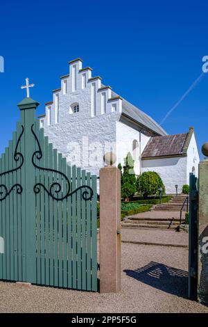 Pouls Kirke, St. Église Paul à Poulsker dans la municipalité de Nexö, île de Bornholm, Danemark, Europe. Banque D'Images