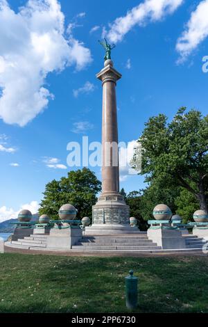 Monument de bataille à West point, NY, États-Unis, 23 août 2022. Banque D'Images