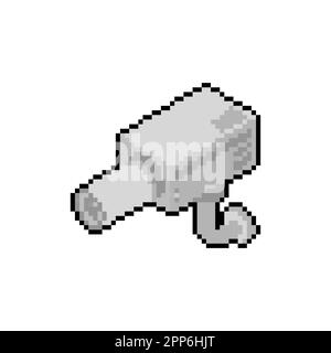 Caméra de sécurité pixel Art. 8 bits Videcam pixelated. Illustration vectorielle Illustration de Vecteur