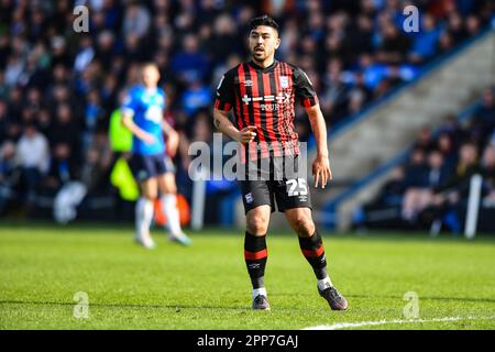 Peterborough, Royaume-Uni. 22nd avril 2023Massimo Luongo (25 Ipswich Town) lors du match de la Sky Bet League 1 entre Peterborough et Ipswich Town, London Road, Peterborough, le samedi 22nd avril 2023. (Photo : Kevin Hodgson | ACTUALITÉS MI) crédit : ACTUALITÉS MI et sport /Actualités Alay Live Banque D'Images