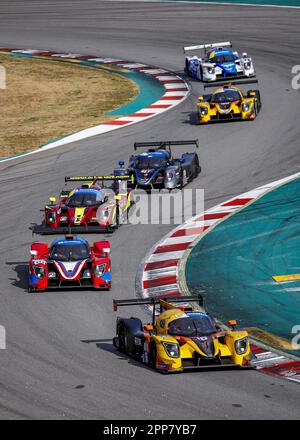 16 GERBI Julien (spa), HENRION Gillian (fra), Team Virage, Ligier JS P320 - Nissan, action lors de la ronde 1st de la coupe Michelin le Mans 2023 sur le circuit de Barcelone-Catalunya de 21 avril à 23, 2023 à Montmelo, Espagne - photo: Paulo Maria/DPPI/LiveMedia Banque D'Images