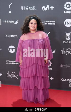Madrid. Espagne. 20230422, Laura Galan assiste à 10th Platino Awards pour le cinéma ibéro-américain 2023 Rec Carpet au Palacio Municipal de Congresos-IFEMA Madrid sur 22 avril 2023 à Madrid, Espagne Banque D'Images