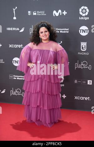 Madrid. Espagne. 20230422, Laura Galan assiste à 10th Platino Awards pour le cinéma ibéro-américain 2023 Rec Carpet au Palacio Municipal de Congresos-IFEMA Madrid sur 22 avril 2023 à Madrid, Espagne Banque D'Images