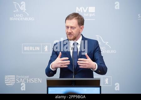 Berlin, Allemagne. 31st mars 2023. Le premier ministre de Saxe, Michael Kretschmer (CDU). Credit: Paul Zinken/dpa/Archivbild/dpa/Alay Live News Banque D'Images