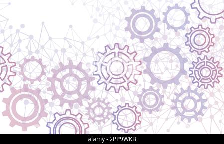Arrière-plan abstrait vecteur technologique Illustration de Vecteur