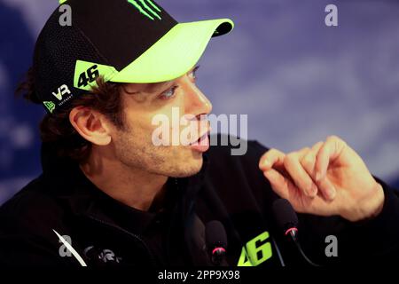 Monza, Italie. 22nd avril 2023. Valentino Rossi lors de la conférence de presse lors du défi mondial Fanatec GT Europe sur 22 avril 2023 à l'Autodromo Nazionale à Monza, Italie. Credit: Marco Canoniero / Alamy Live News Banque D'Images