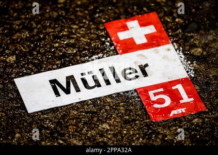4/23/2023 - Nico Muller, ABT CUPRA Formule E Team, M9Electro pendant la Formule E Round 8 - Berlin E-Prix in, . (Photo de Sam Bloxham/Motorsport Images/Sipa USA) crédit: SIPA USA/Alay Live News Banque D'Images