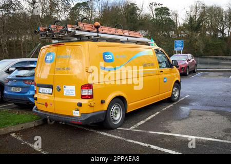 réseaux esb vw service van donegal ville comté donegal république d'irlande Banque D'Images