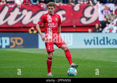 Enschede, pays-Bas. 23rd avril 2023. ENSCHEDE, PAYS-BAS - AVRIL 23: SEM Steijn du FC Twente pendant le match Eredivisie entre le FC Twente et Sparta Rotterdam au Grolsch Veste sur 23 avril 2023 à Enschede, pays-Bas (photo de Jeroen Meuwsen/Orange Pictures) crédit: Orange pics BV/Alay Live News Banque D'Images