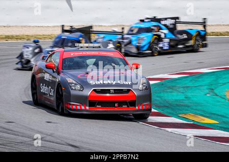 Montmelo, Espagne. 23rd avril 2023. voiture de sécurité pendant les 4 heures de Barcelone 2023, 1st tour de la série européenne le Mans 2023 sur le circuit de Barcelone-Catalunya de 21 avril à 23, 2023 à Montmelo, Espagne - photo Paulo Maria/DPPI crédit: DPPI Media/Alay Live News Banque D'Images