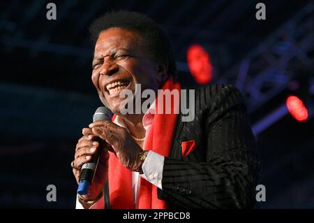 Roberto Blanco BEI der Verleihung der Goldenen sonne 2023 während der Sonnenklar.TV Gala im Wunderland Kalkar. Kalkar, 22.04.2023 Banque D'Images