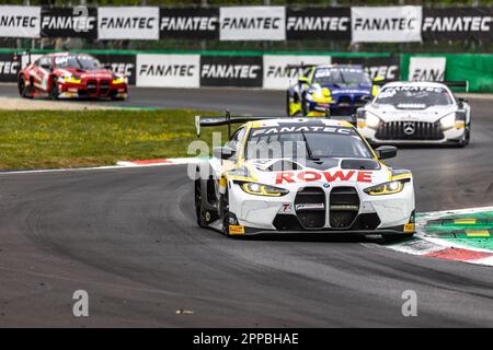 Monza, Italie. 23rd avril 2023. Rowe Racing (BMW M4 GT3) Philipp Eng, Marco Wittmann, Nicholas Yelloly Credit: Independent photo Agency/Alay Live News Banque D'Images