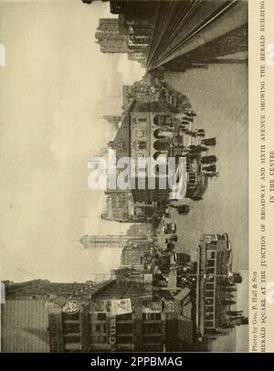 'La plus grande rue du monde : l'histoire de Broadway, ancienne et nouvelle, du Bowling Green à Albany' (1911) Banque D'Images